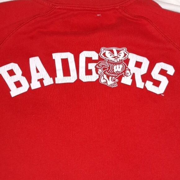 Victorias Secret Pink UW‎ Wisconsin Badgers 1/4 Zip - Picture 5 of 7